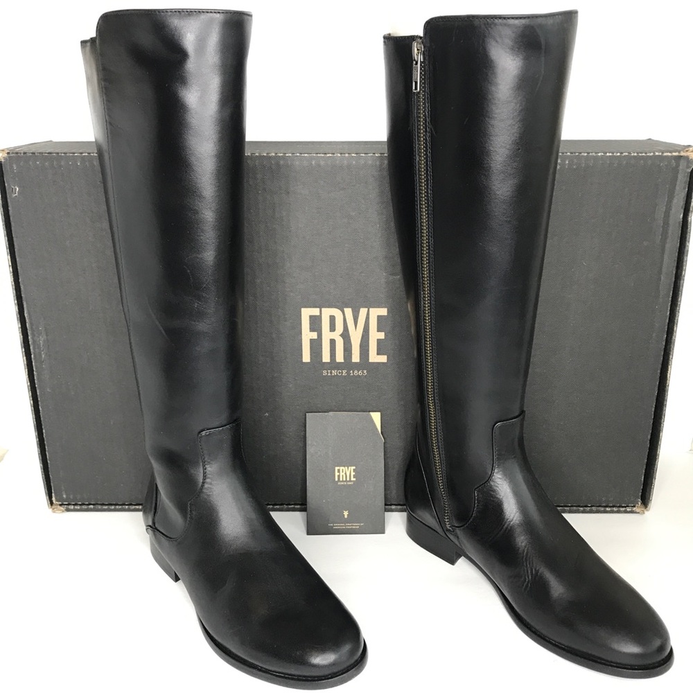Frye Carly Shield Tall boots Cow boy boots